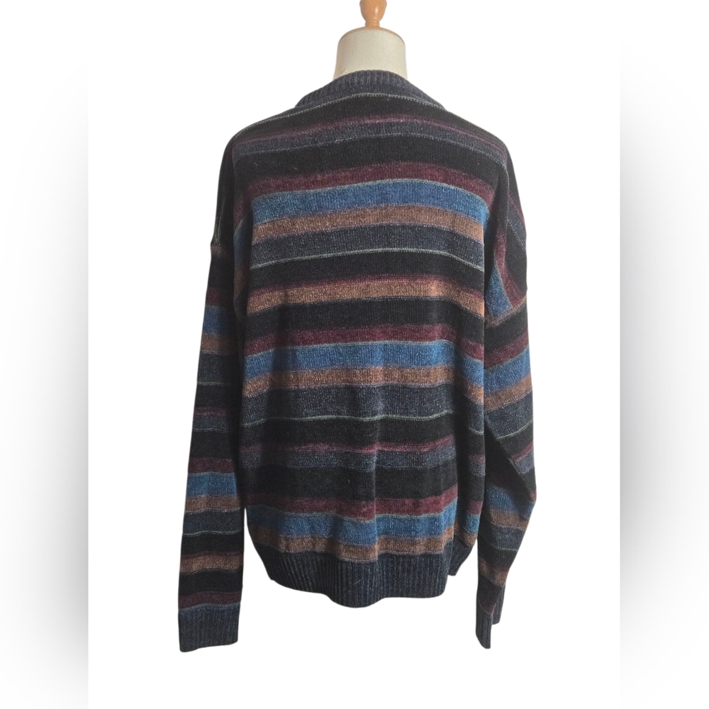 Dockers Velour Striped Men's Sweater - image 4
